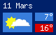 météo du 11 mars : parfaite
