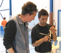 Laurent Sorese experimente des helicopteres vol libre