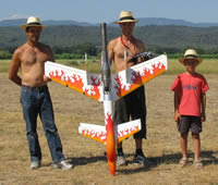 Famille BOSSION : Jacques, Jonathan et Dunkan