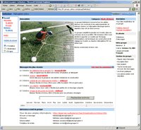 page d'accueil du groupe de discussion helindoor