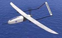 Aerosonde lors de la traversée TransAtlantique.